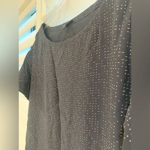 Eileen Fisher Straight Fit Cocktail Dress with Drop Sleeves